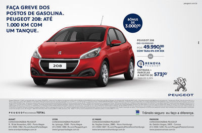 Agência PFC desenvolve ação de oportunidade para Peugeot Agência PFC desenvolve ação de oportunidade para Peugeot