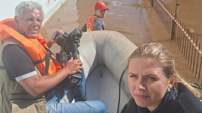 "Foi horrvel voltar ao Estado e encontrar essa situao", afirma Nathlia Fruet no RS para a cobertura das enchentes