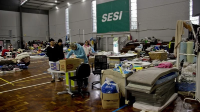 Sesi-RS mantm abrigos ativos em 11 cidades para vtimas de enchentes