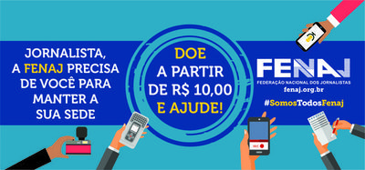 Fenaj pede a jornalistas que contribuam para sede ser mantida Fenaj pede a jornalistas que contribuam para sede ser mantida