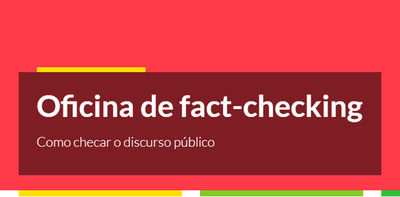 Tas Seibt e Tiago Lobo do curso de verificao de notcias na Feevale   