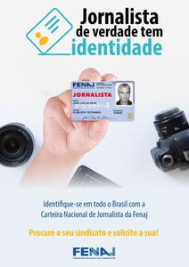 Fenaj apresenta Carteira de Jornalista com novo layout Fenaj apresenta Carteira de Jornalista com novo layout