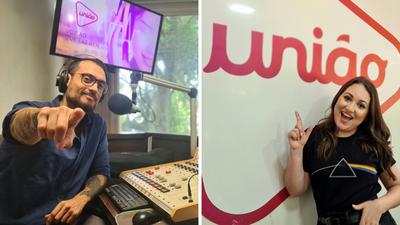 Daniel Machline e Larissa Brito estreiam na Rede Unio FM