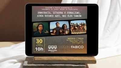 Sindjors e Fabico promovem debate sobre democracia, ditadura e o papel do Jornalismo Sindjors e Fabico promovem debate sobre democracia, ditadura e o papel do Jornalismo