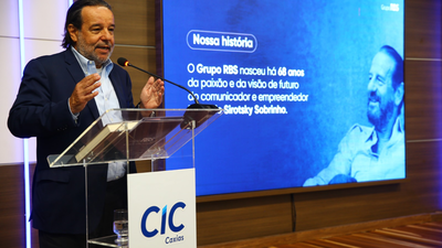 Reunião-almoço da CIC Caxias destaca laços do Grupo RBS com a Serra Gaúcha Reunião-almoço da CIC Caxias destaca laços do Grupo RBS com a Serra Gaúcha