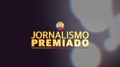 Marca comemorativa 'SBT Jornalismo Premiado'  lanada pela praa gacha da emissora